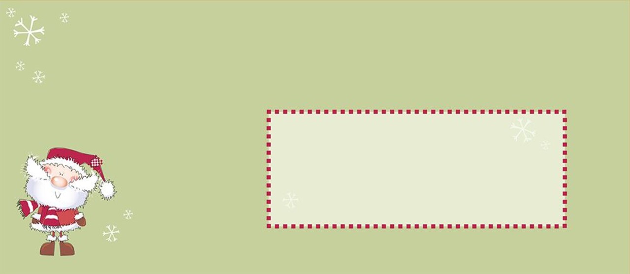 Great Papers! Merry Christmas Santa Holiday Letterhead, Invitations and Announcements, Printer Friendly, 8.5"x11", 80PK